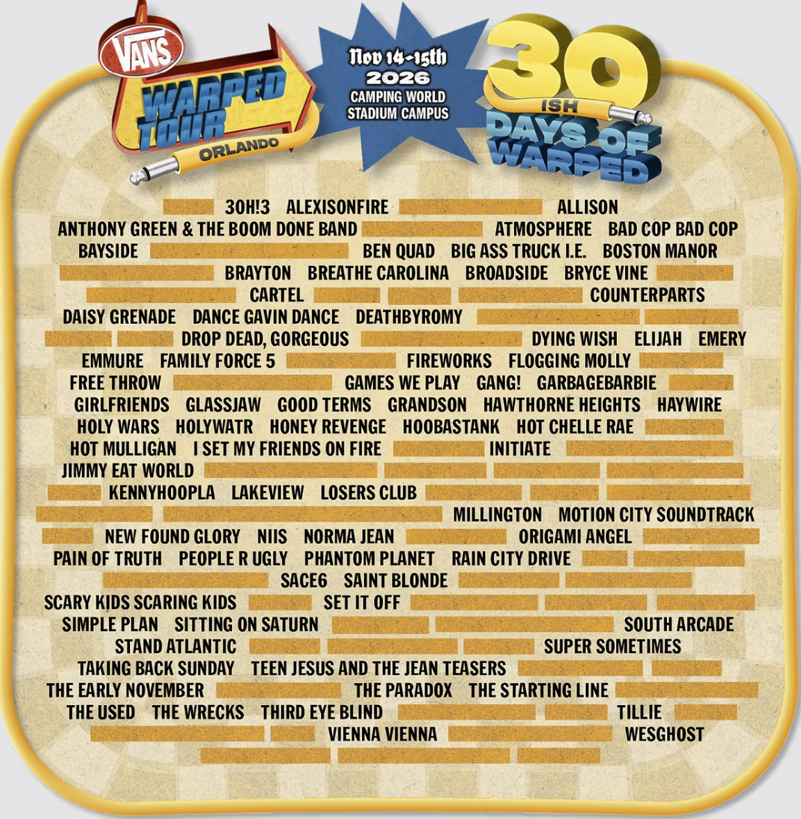 Warped Tour Orlando | Spookyland - Spookiest Place On Earth